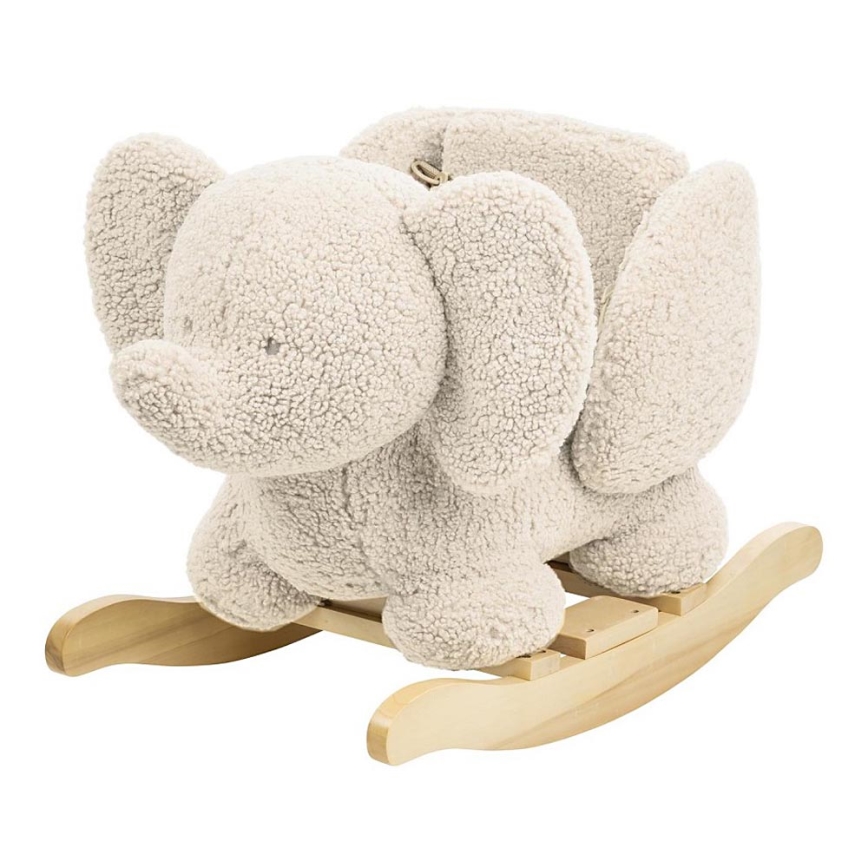 Nattou - Supamas žaislas TEDDY dramblys smėlio spalva