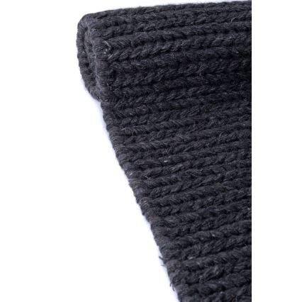 Natūralus kilimas FIR WOOL 120x170 cm 2600 g/m2 antracitas