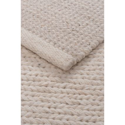 Natūralus kilimas FIR WOOL 200x300 cm 2600 g/m2 kreminis