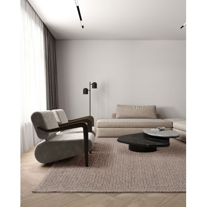Natūralus kilimas FIR WOOL 70x140 cm 2600 g/m2 smėlinė