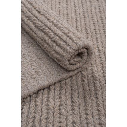Natūralus kilimas FIR WOOL 70x140 cm 2600 g/m2 smėlinė