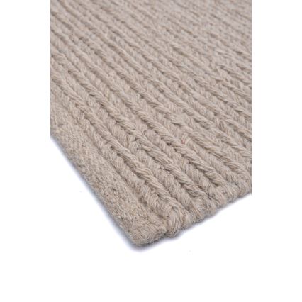 Natūralus kilimas FIR WOOL 70x140 cm 2600 g/m2 smėlinė