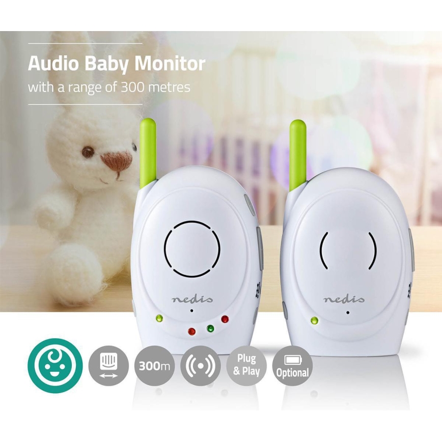 Belaidis kūdikio monitorius 5W/230V