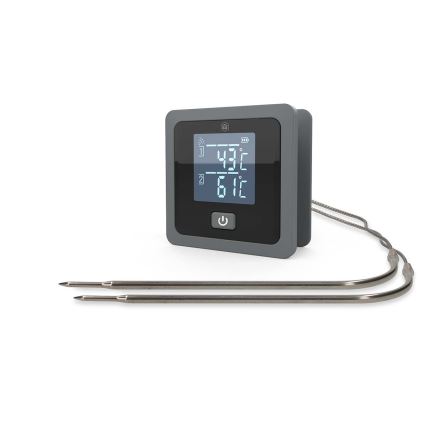 Išmanus skaitmeninis mėsos termometras su LCD ekranu SmartLife 0-300 °C 2xAAA