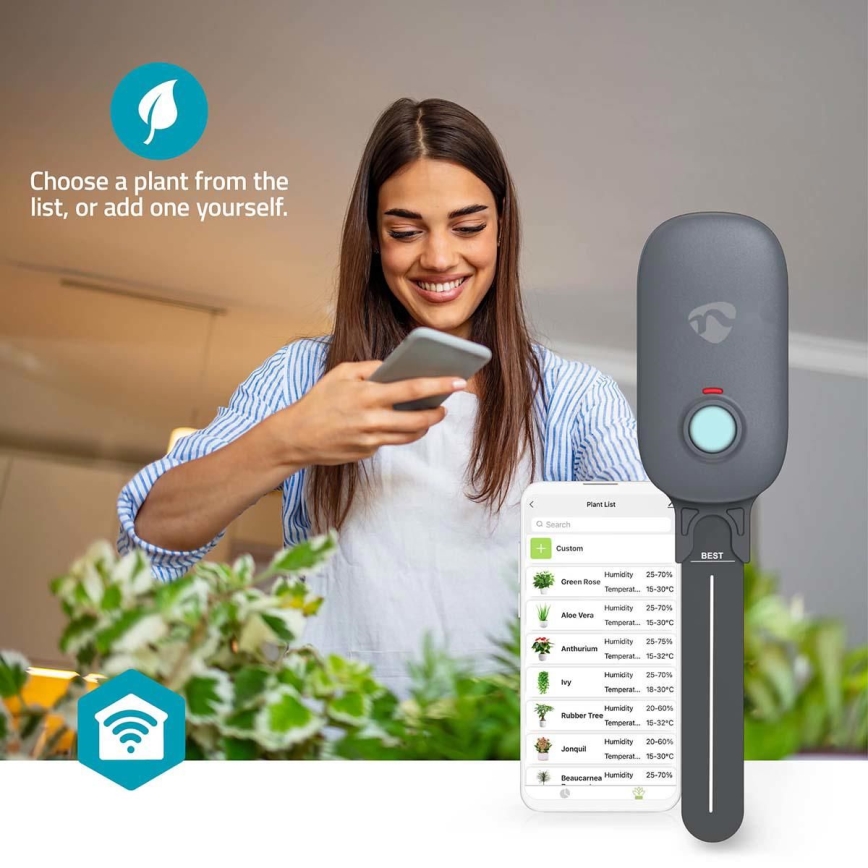Soil moisture jutiklis 3xAAA Wi-Fi Tuya IP55
