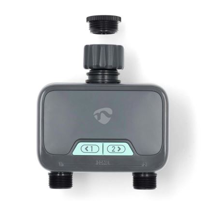 Vandens srauto reguliatorius 4xAA Wi-Fi Tuya IP54