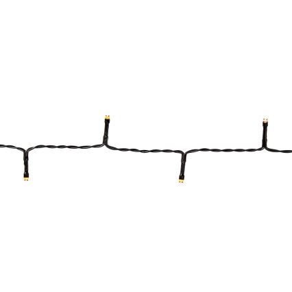 LED lauko girlianda 48xLED/7 funkcijų/3xAA 4,1m IP44 šiltai balta