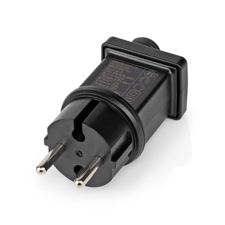 LED Lauko kalėdinė girlianda 1200xLED/7 funkcijos 27m IP44 šiltai balta