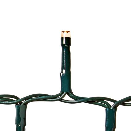 LED lauko girlianda, 560 LED, 7 funkcijų, 14 m, IP44, šiltai balta