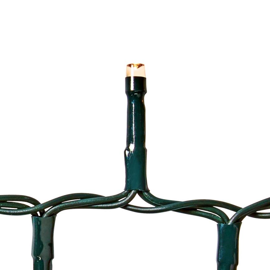 LED lauko girlianda, 560 LED, 7 funkcijų, 14 m, IP44, šiltai balta