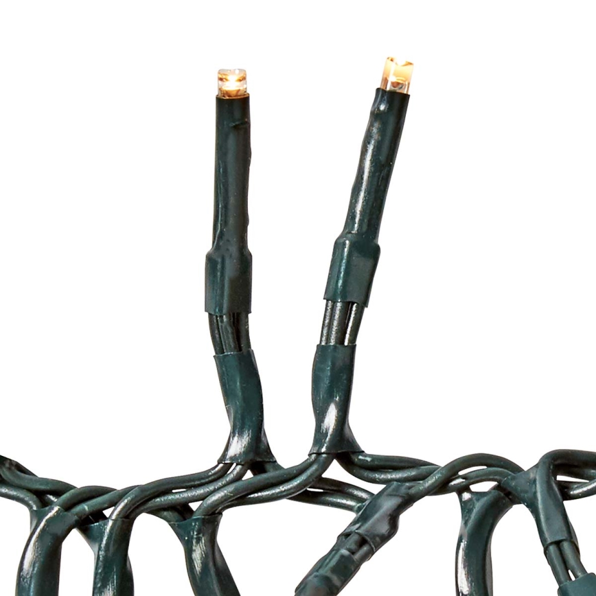 LED lauko girlianda 768xLED/7 funkcijų 8,6m IP44 šiltai balta