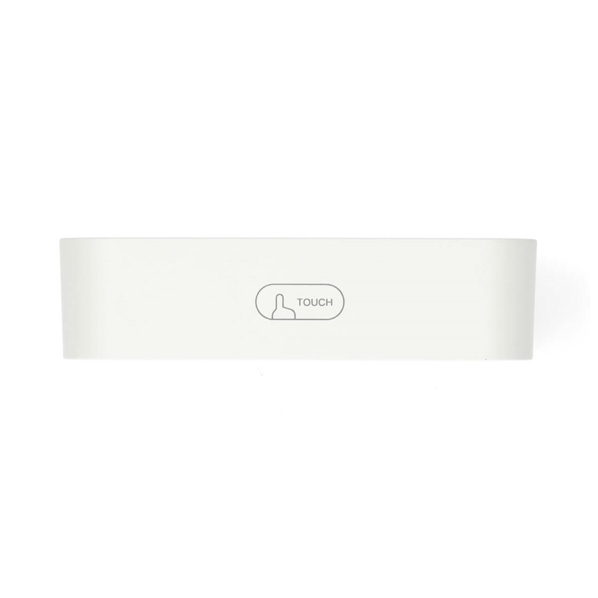 Skaitmeninis laikrodis su žadintuvu, termometru ir higrometru 2xAA baltas