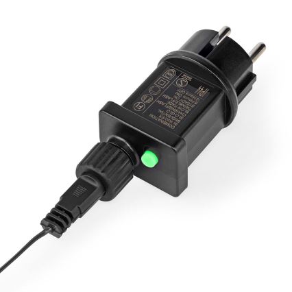 LED lauko užuolaida 180 LED/7 funkcijų 10,9m IP44 šiltai balta