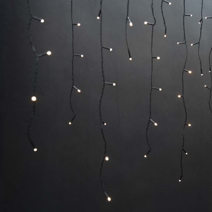 LED lauko užuolaida 180 LED/7 funkcijų 10,9m IP44 šiltai balta