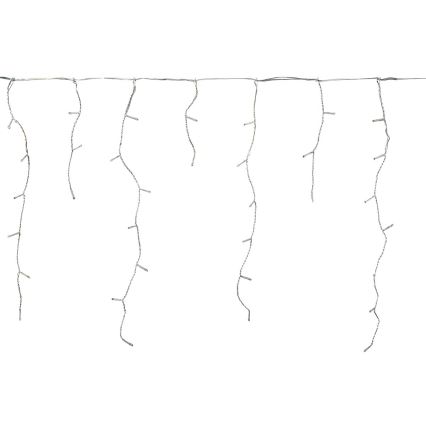 Lauko LED užuolaida 180xLED/7 funkcijų 10,9 m IP44 šaltai balta