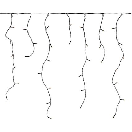 LED lauko užuolaida 360xLED/7 funkcijų 14m IP44 šilta balta