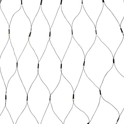 LED lauko užuolaidinė girlianda, 320 x LED / 7 funkcijų, 6 m, IP44, šiltai balta