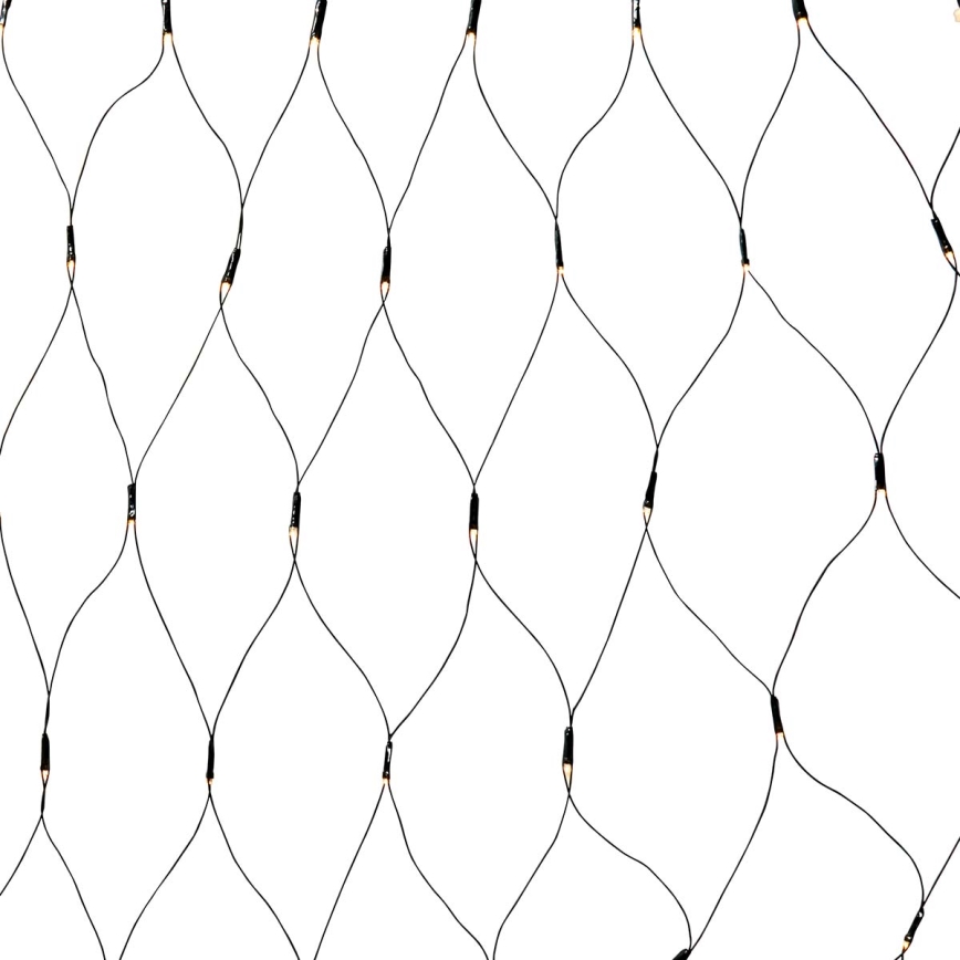 LED lauko užuolaidinė girlianda, 320 x LED / 7 funkcijų, 6 m, IP44, šiltai balta