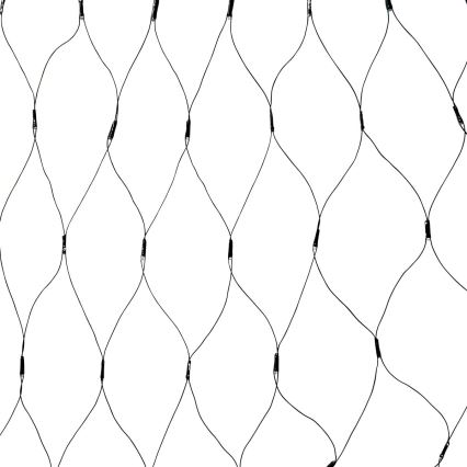 LED lauko užuolaidinė girlianda, 320 x LED / 7 funkcijų, 6 m, IP44, šiltai balta