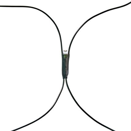 LED lauko užuolaidinė girlianda, 320 x LED / 7 funkcijų, 6 m, IP44, šiltai balta