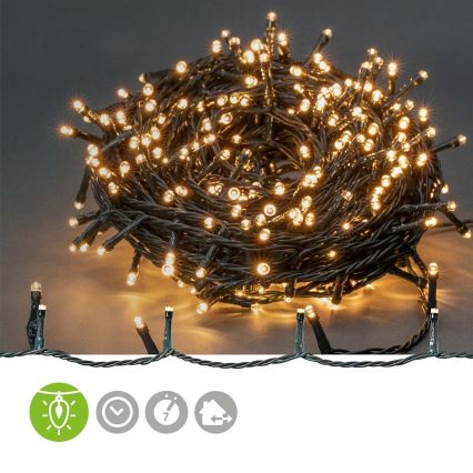 LED lauko  girlianda 720xLED/7 funkcijų 57m IP44 šilta balta