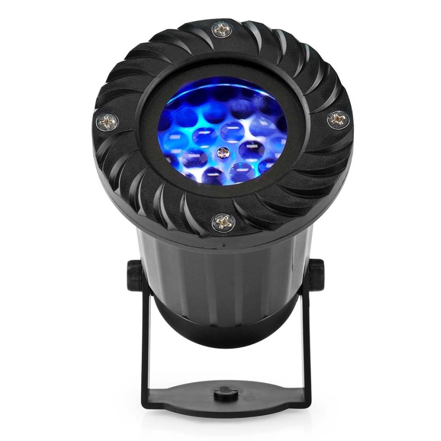 LED Kalėdinis lauko snaigių projektorius 5W/230V IP44