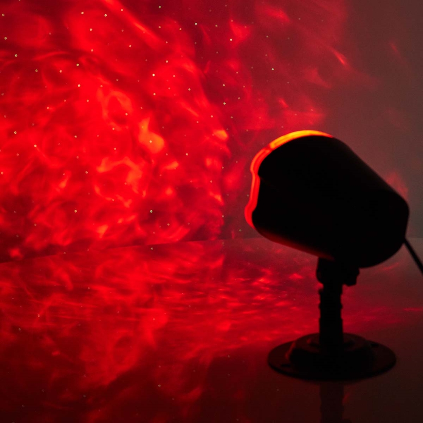 LED Lazerinis projektorius 6W/230V IP65 + valdymo pultas
