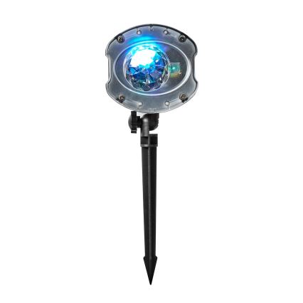 LED Lazerinis projektorius 6W/230V IP65 + valdymo pultas