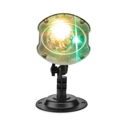 LED Lazerinis projektorius 6W/230V IP65 + valdymo pultas