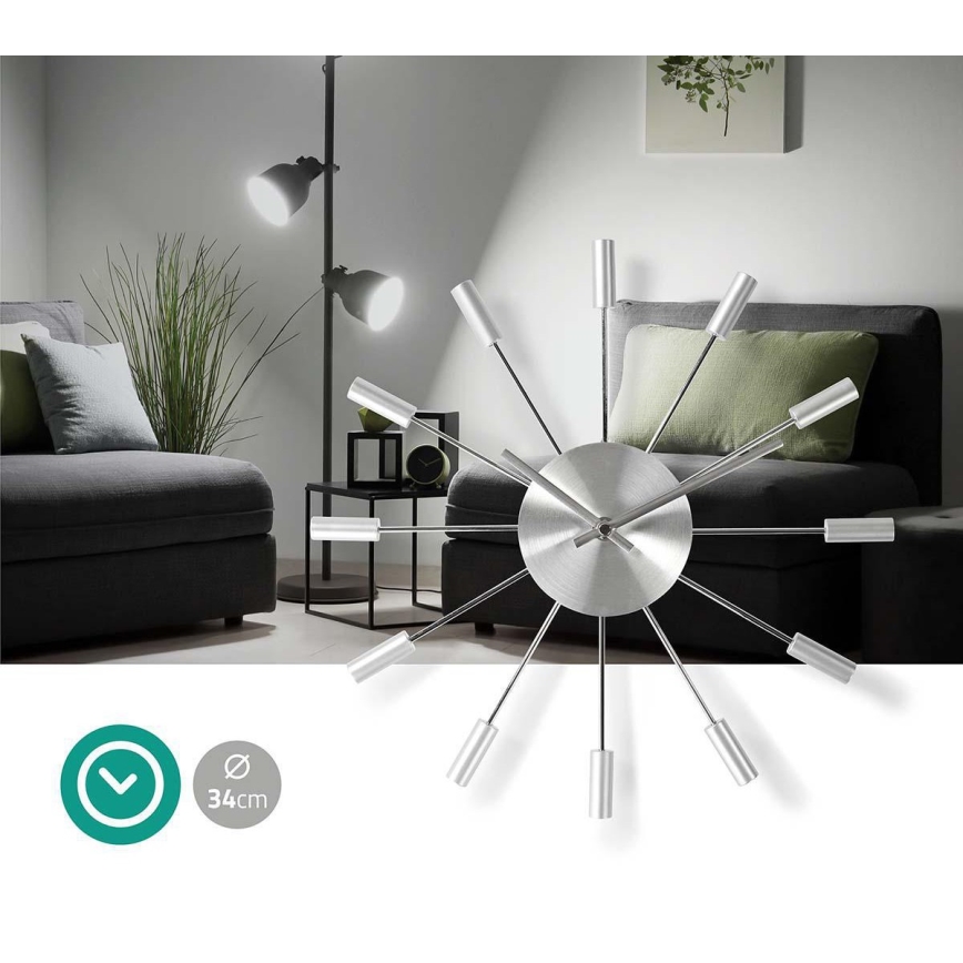 Sieninis laikrodis 1xAA 34 cm