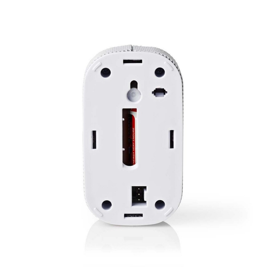 Nedis DTCTCO20WT - Dujų (CO) detektorius 3V/85dB