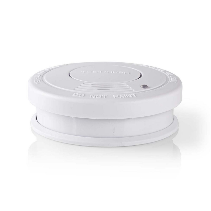 Nedis DTCTS30WT - Dūmų detektorius 1x9V/6F22 85dB