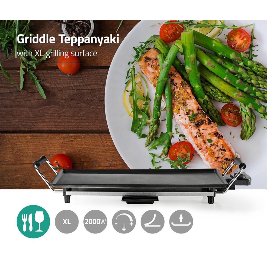 Stalo grilis Teppanyaki 2000W/230V