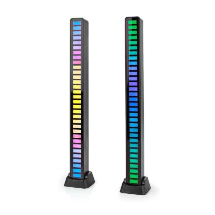 RINKINYS 2x LED RGB Įkraunama stalinė lempa LED/250 mAh