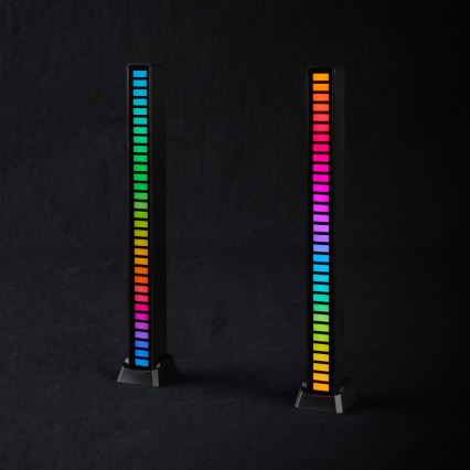 LED RGB Įkraunama stalinė lempa LED/250 mAh