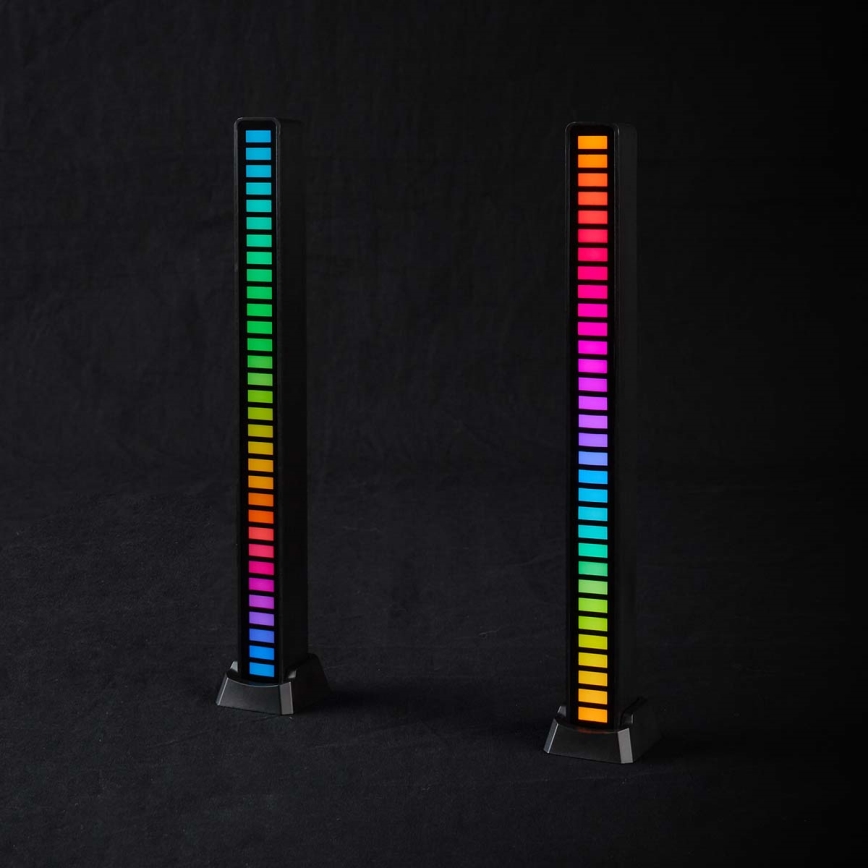 LED RGB Įkraunama stalinė lempa LED/250 mAh