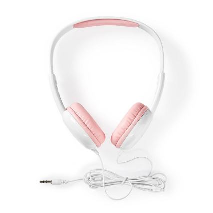 Wired headphones pink / white