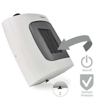 Ventiliatorius su keraminiu kaitinimo elementu 1000/2000W/230V