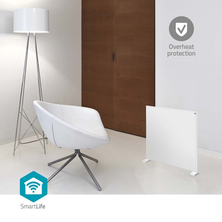 Infraraudonųjų spindulių šildymo panelė 350W/230V 59,8x62 cm IP44 Wi‑Fi Tuya + nuotolinis valdymas