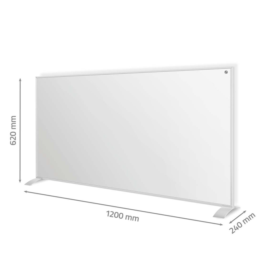 Infraraudonųjų spindulių šildymo panelė 700W/230V 120x62 cm IP44 Wi-Fi Tuya + nuotolinio valdymo pultas