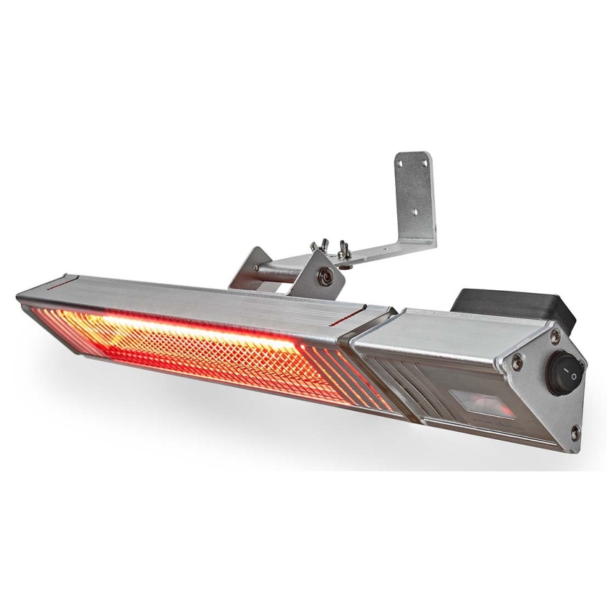 Lauko šildymo elementas 100W/2000W/230V IP65 + nuotolinio valdymo pultas