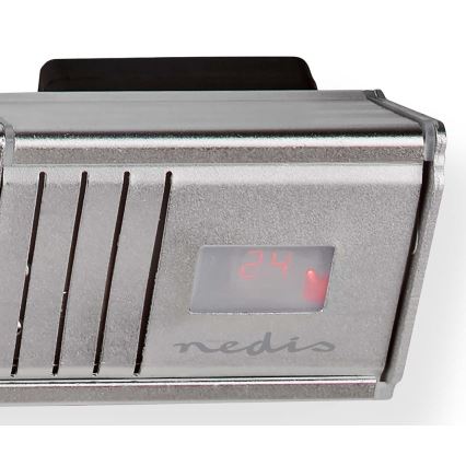 Lauko šildymo elementas 100W/2000W/230V IP65 + nuotolinio valdymo pultas