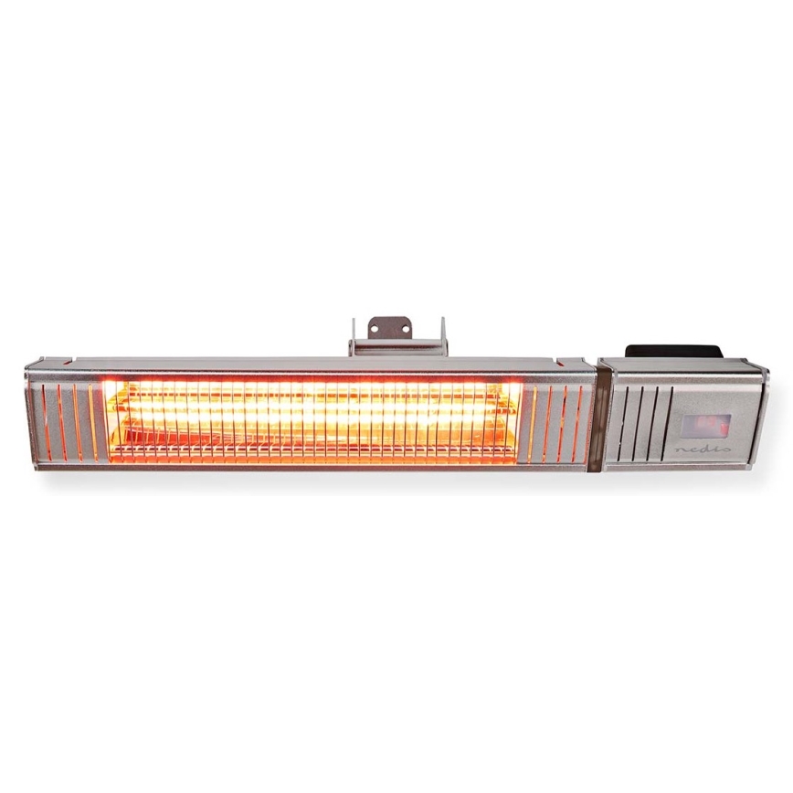 Lauko šildytuvas 100W/2000W/230V IP65 + valdymo pultas