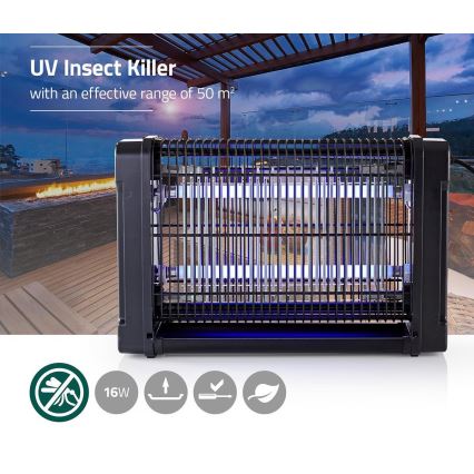 Elektrinė vabzdžių gaudyklė UV-A/2x8W/230V 50 m²