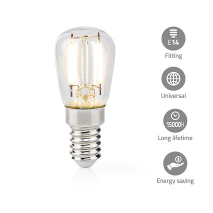 LED šaldytuvo lemputė T26 E14/2W/230V 2700K