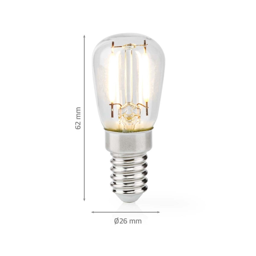 LED šaldytuvo lemputė T26 E14/2W/230V 2700K