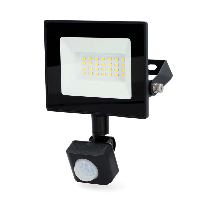 LED prožektorius su jutikliu LED/20W/230V 4000K IP44