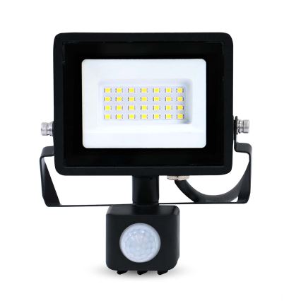 LED kištukinis prožektorius su judesio ir sutemų jutikliu LED/20W/230V IP44