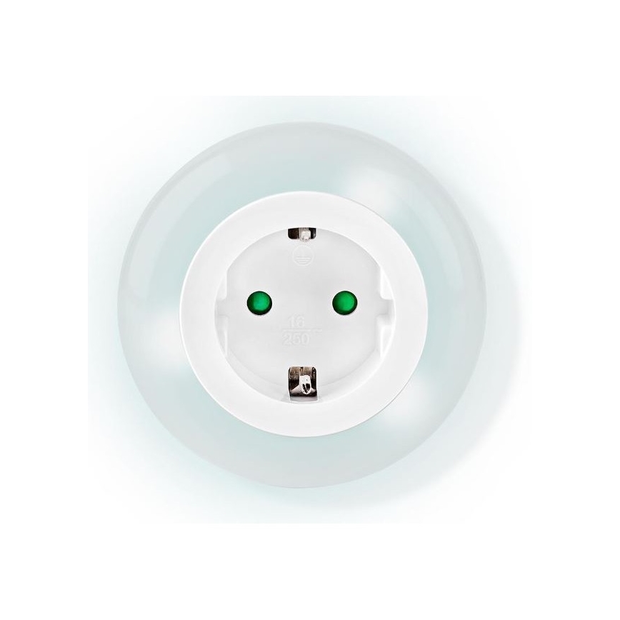LED Naktinis šviestuvas su jutikliu LED/0,6W/230V