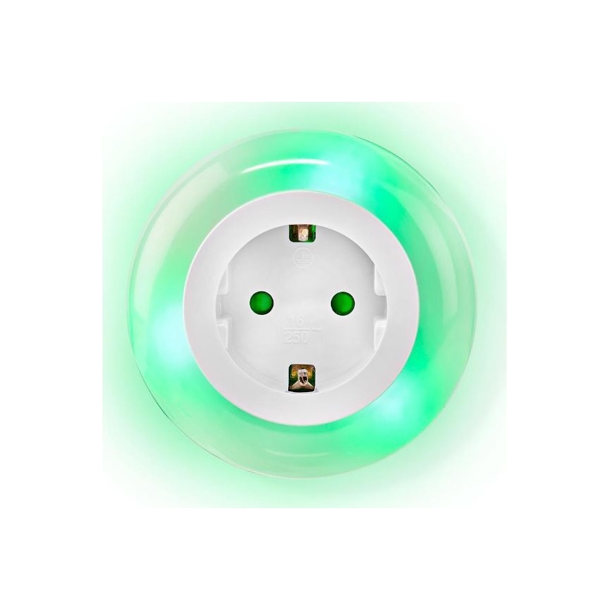 LED Naktinis šviestuvas su jutikliu LED/0,6W/230V